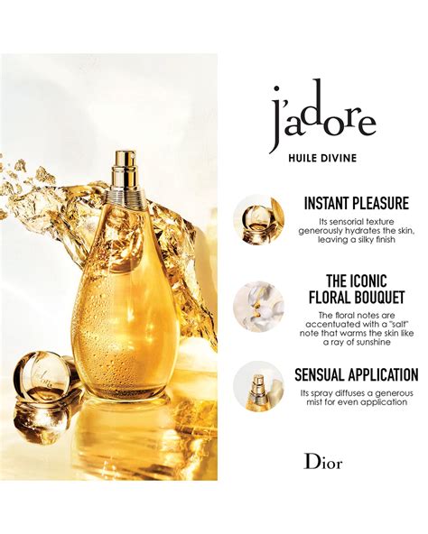 j'adore dior huile divine|Dior J'adore Huile Divine Dry Oil, 5.